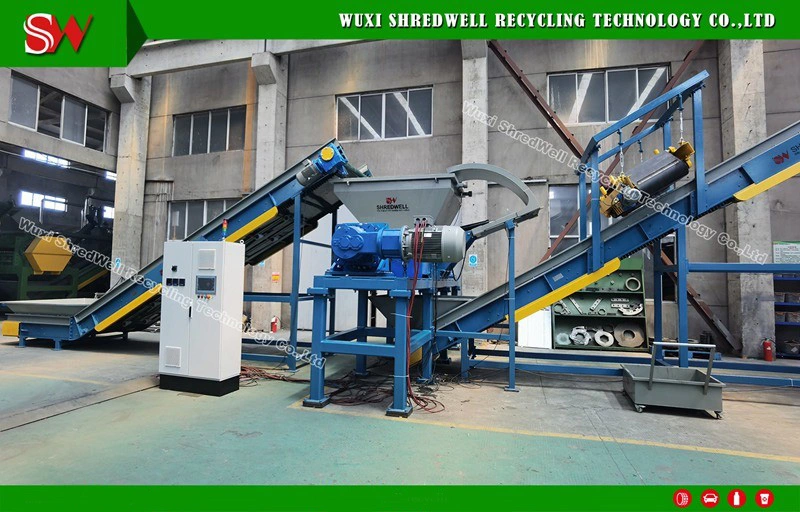 Scrap/Waset Metal Recycling Machine Metal Drum Shredding Equipment