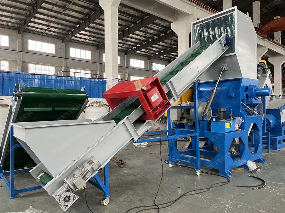 Plastic PE/PP/LDPE/LLDPE/BOPP/HDPE/Pet/Bottle/Laminated/Film/Woven Bag/Non Woven/Foil/Crushing Facility/Washing Plant/Dryer Squeezing Machine/Recycling Line