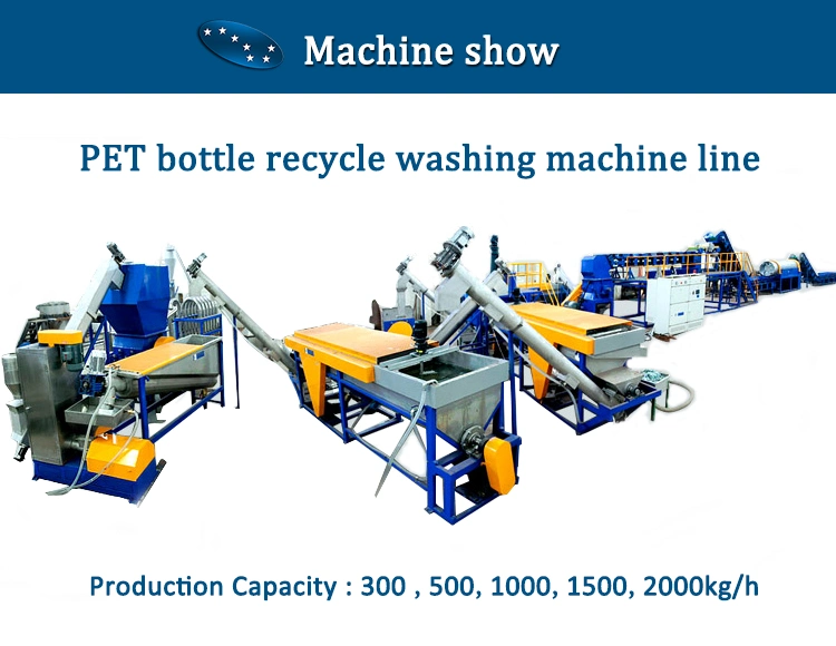 Pet Plastic Flakes/ Bottle Recycling Washing Line