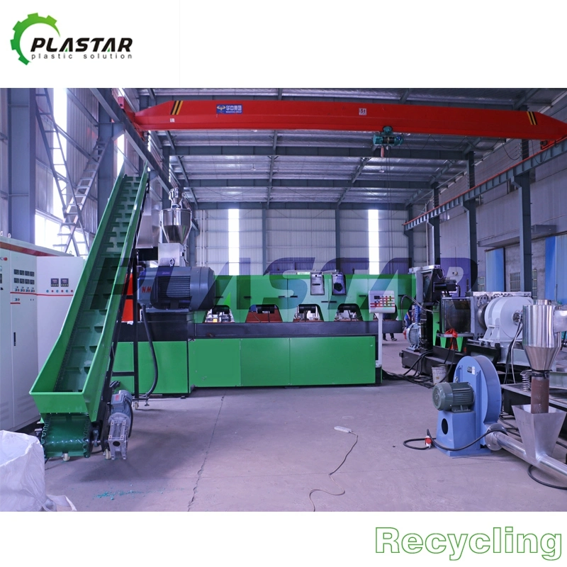 Pet/PP/PE/Agricultural Film/Woven Bag/Nylon/Bottle Flakes/ Pipes Shredder Crusher Washing Machine Plastic Recycling Machine Granulator Pelletizing Machine