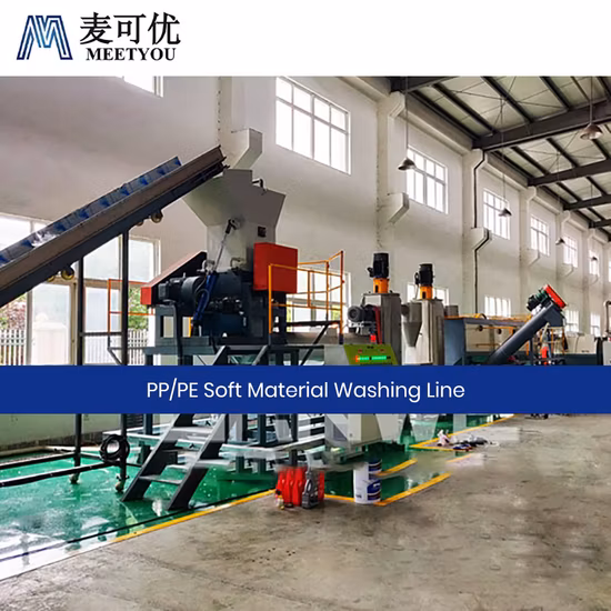 Máquina de reciclaje de mascotas Meetyou Machinery ODM Custom China PP PE Fabricante de línea de lavado de residuos de plástico de alto rendimiento Configure el tanque de clasificación de fregadero-flotación