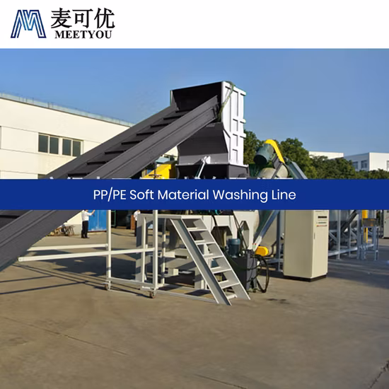 Meetyou Machinery PP PE Película de plástico Lavadora Personalizada China PP PE Diseño razonable Proveedor de línea de reciclaje de lavado Configurar el tanque de clasificación de fregadero-flotador
