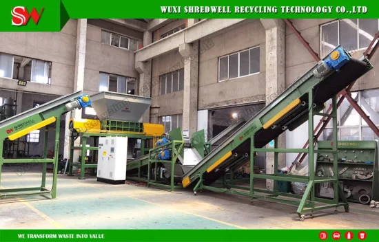 Máquina trituradora de materiales de la directiva Weee de fabricación de Shredwell